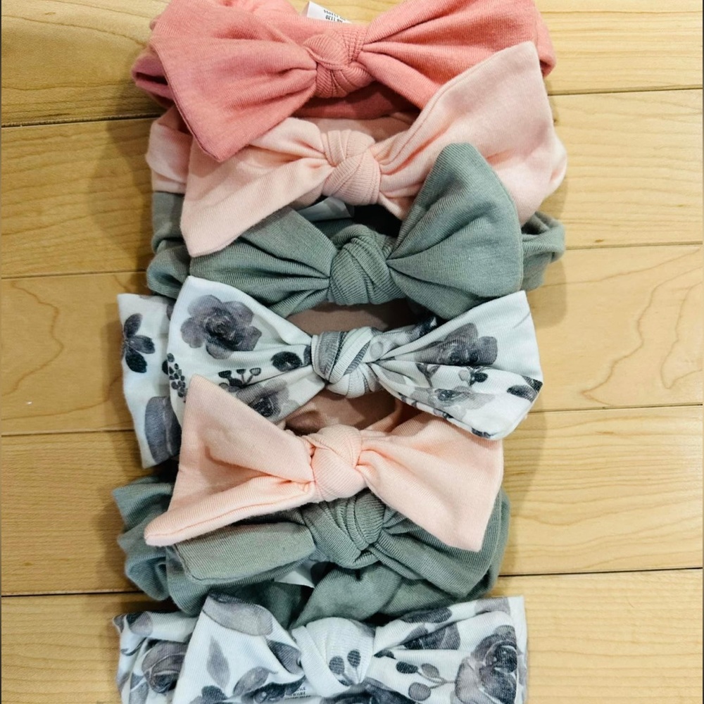 Copper Pearl baby headband bundle - 7 in total!